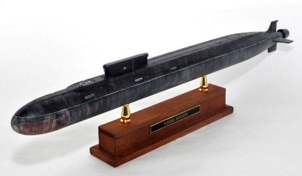 ZVEZDA 1/350 BOREI-CLASS Russian Nuclear Ballistic Submarine Vladimir Monomakh modeling by Blasko, from HOBBY SHOP M's PLUS