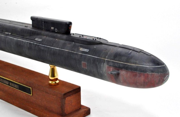 ZVEZDA 1/350 BOREI-CLASS Russian Nuclear Ballistic Submarine Vladimir Monomakh modeling by Blasko, from HOBBY SHOP M's PLUS